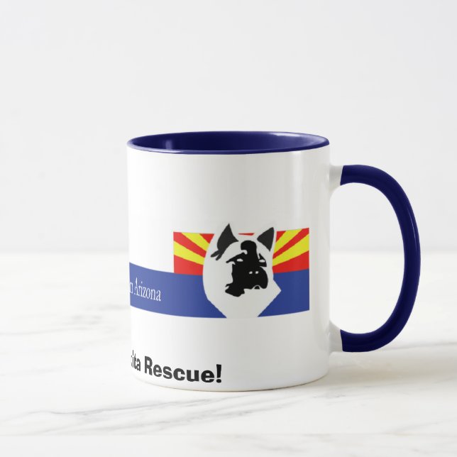 Caneca AARTA-Encabeçamento, eu apoio o salvamento de (Direita)