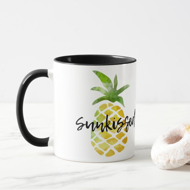 Caneca Abacaxi Amarelo-beijado (Com Donut)