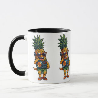 Caneca Abacaxi animado
