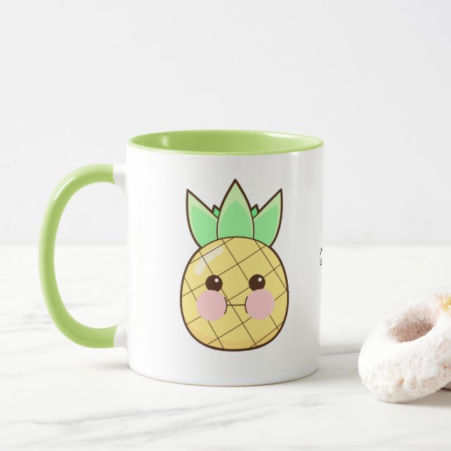 Caneca Abacaxi de Chubbi (Com Donut)