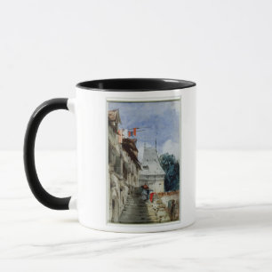 Caneca Abadia Rua-Amândio, Rouen (w/c, bodycolour e láp
