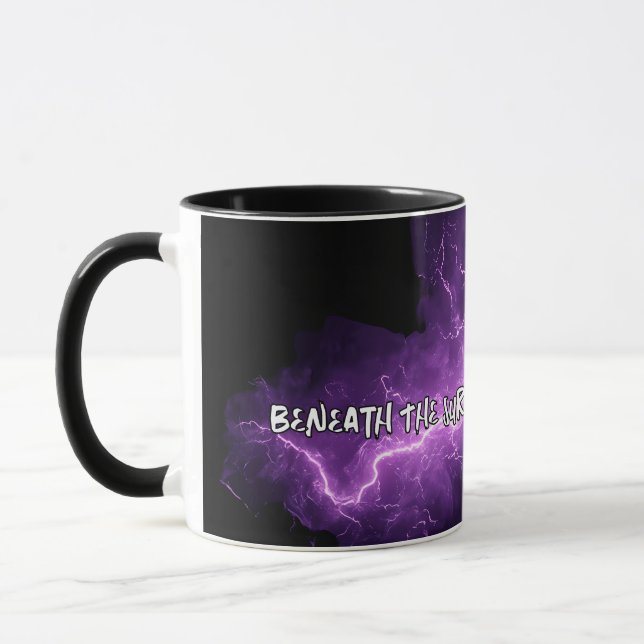Caneca Abaixo Da Superfície - Tempestade Dentro (Esquerda)