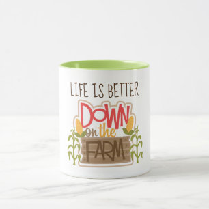 Caneca Abaixo na Fazenda Combo Mug de 11 oz