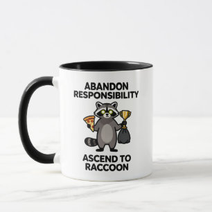 Caneca Abandonar Responsabilidade Ascender Ao Meme de Gua