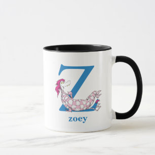 Caneca ABC do Dr. Seuss: Letra Z - Azul   Adicione seu No