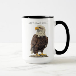 Caneca Abe a Águia Americana