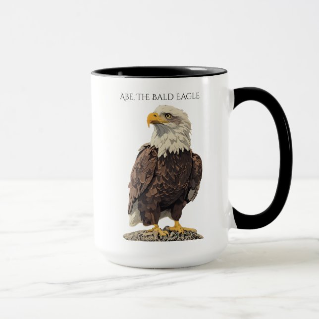 Caneca Abe a Águia Americana (Direita)