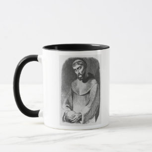 Caneca Abelard como a monge no Santo-Gildas-de-Rhuys
