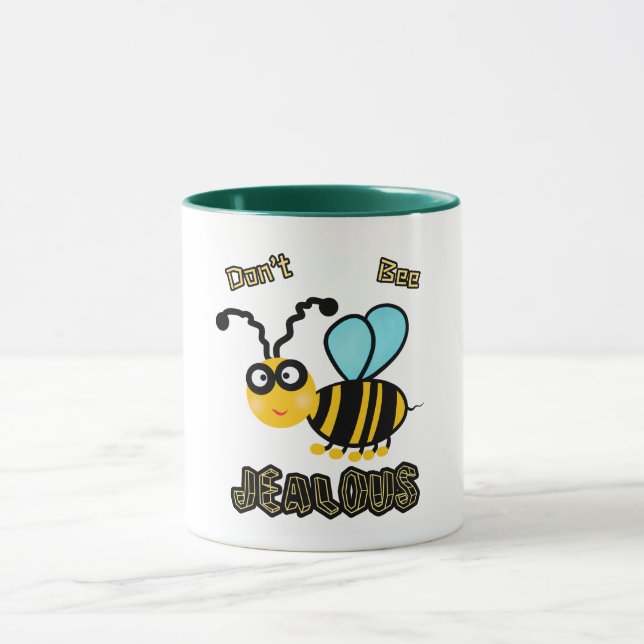 Caneca Abelha engraçada (Centro)