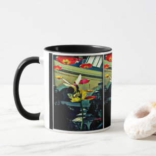 Caneca Abelha HDR + Flor