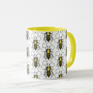 Caneca - Abelhas amarelas e pretas