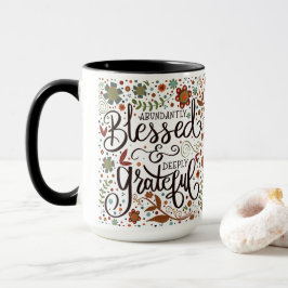 Caneca Abençoada e Bonito inspirividade gratante