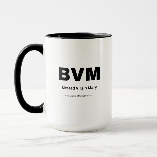 Caneca Abençoada Virgem Maria (BVM) Mug (Esquerda)