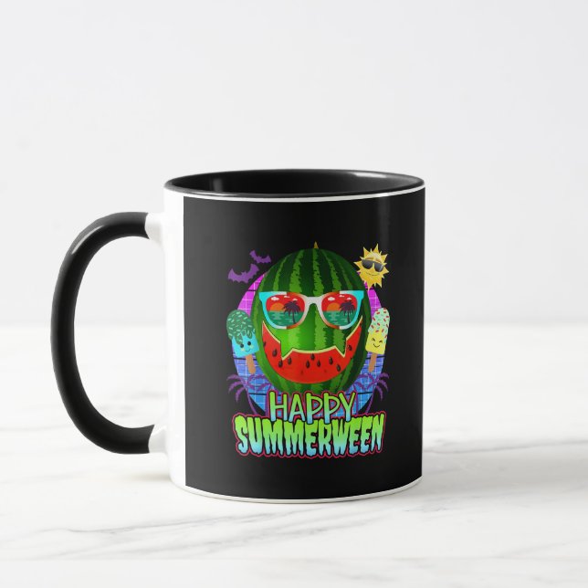 Caneca Abóbora de Melancia Summerween (Esquerda)