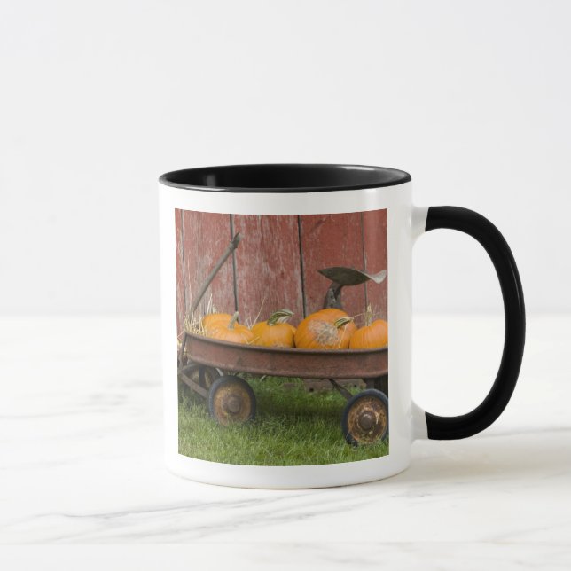 Caneca Abóboras em velha carroça (Direita)