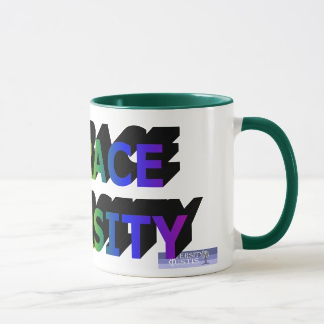 Caneca Abraçar Mug de Diversidade (Direita)