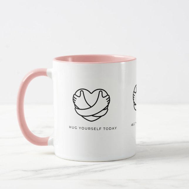 Caneca Abrace-se hoje (Esquerda)