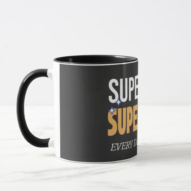 Caneca Abraço amoroso da Super Mãe (Esquerda)