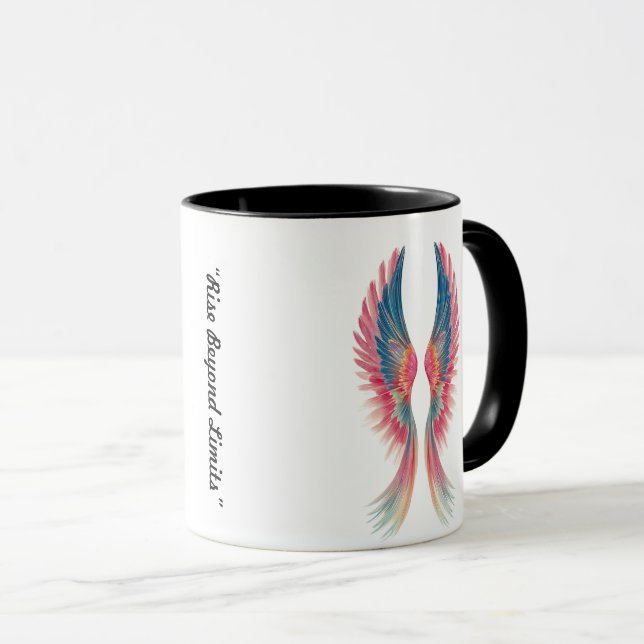 Caneca "Abraço de Luz Celestial" (Frente Esquerda)