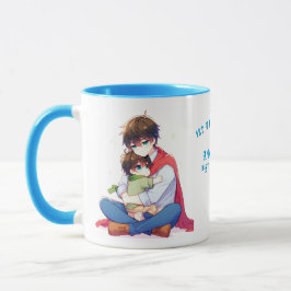 Caneca Abraço do ouro - Mug de Obrigação Pai e Filho