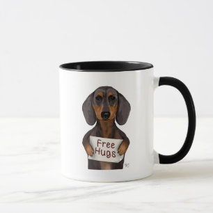 Caneca Abraços Livres Dachshund