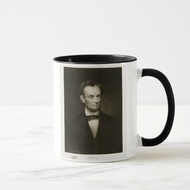 Caneca Abraham Lincoln, 16o presidente do Stat unido (Direita)