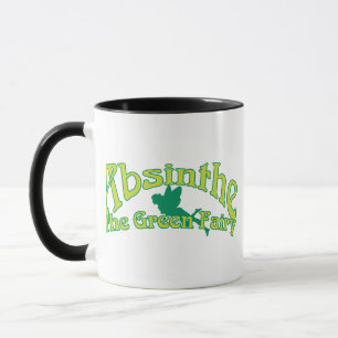 Caneca Absinho Texto Fada Verde