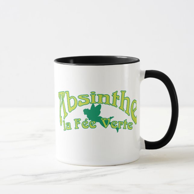 Caneca Absinthe Text La Fee Verte (Direita)