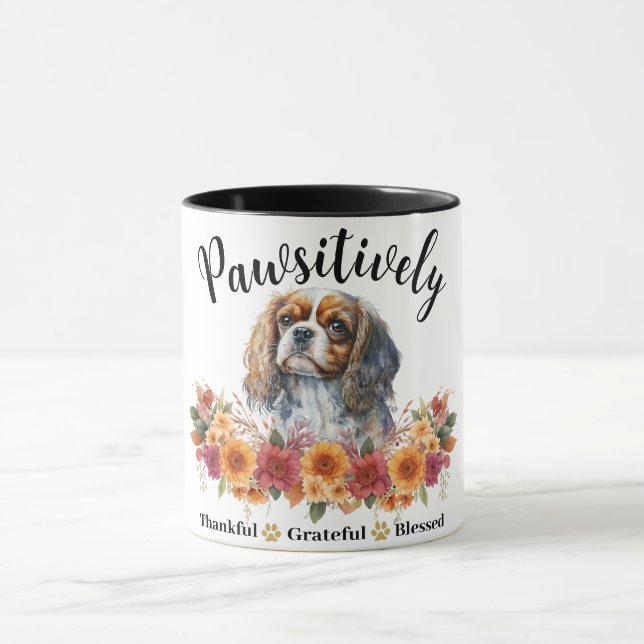 Caneca Absolutamente Grato Abençoado Cachorro Fofo (Centro)
