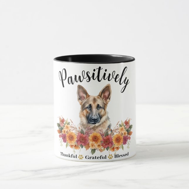 Caneca Absolutamente Grato Abençoado Cachorro Fofo (Centro)