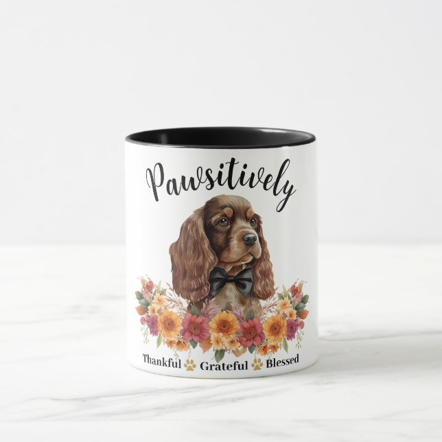 Caneca Absolutamente Grato Abençoado Cachorro Fofo (Centro)