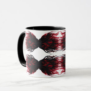 Caneca Abstração da Ira 7 Pecados Capitais Arte com Tinta