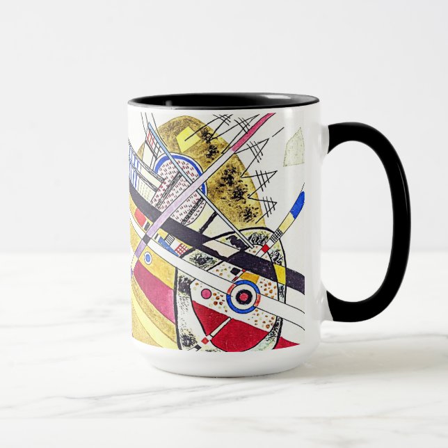 Caneca Abstração impressionante - Arte de Aquarela Kandin (Direita)