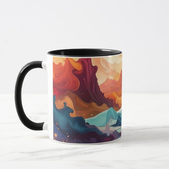 Caneca Abstract art (Esquerda)