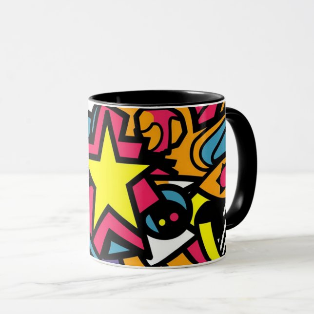 Caneca abstract coffee mug (Frente Esquerda)