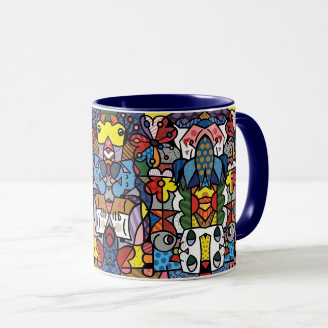 Caneca abstract coffee mug (Frente Esquerda)