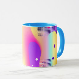 Caneca Abstract Colorful Pop Art Gradient Mug