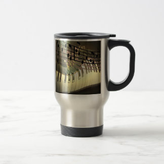 Caneca abstrata do piano