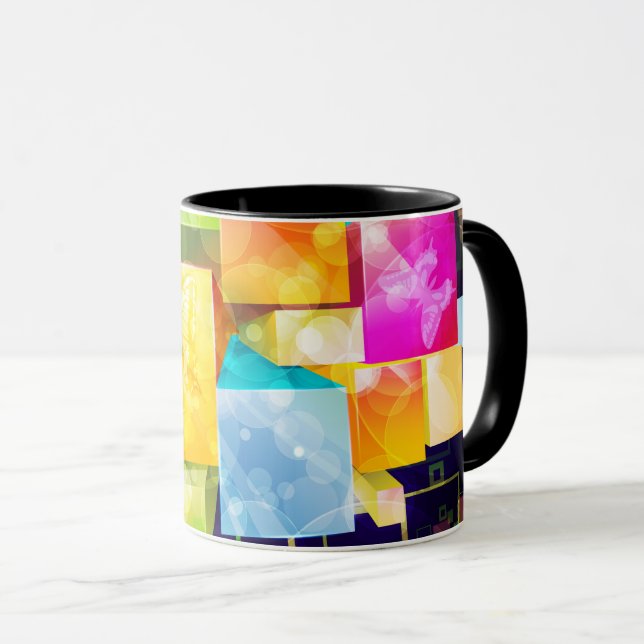 Caneca Abstrato Art 21.o Mug (Frente Esquerda)