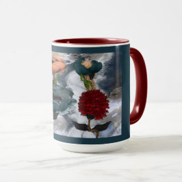 Caneca Abstrato Art Floral