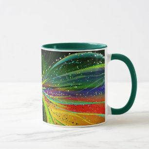 Caneca Abstrato Astronomical Spider Cerâmica Mug
