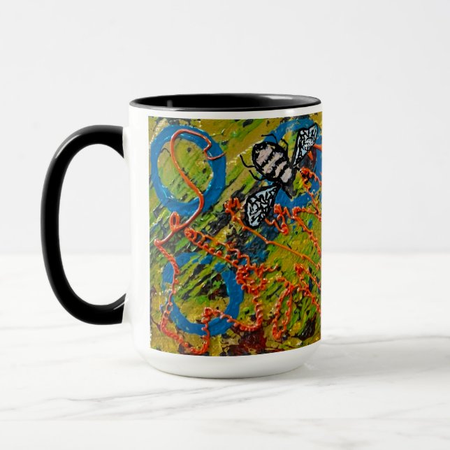 Caneca Abstrato Bee Mug (Esquerda)