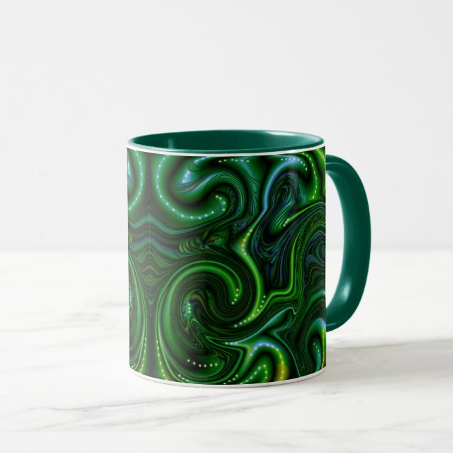 Caneca Abstrato Belas Artes Verdejadas (Frente Esquerda)