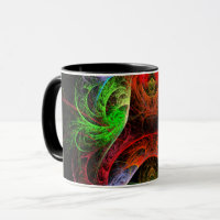 Abstrato de café carnaval Mug
