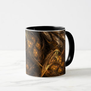 Caneca Abstrato de café da Mãe Terra Mug