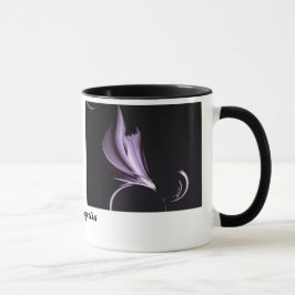 Caneca Abstrato De Café De Aço Magnolia