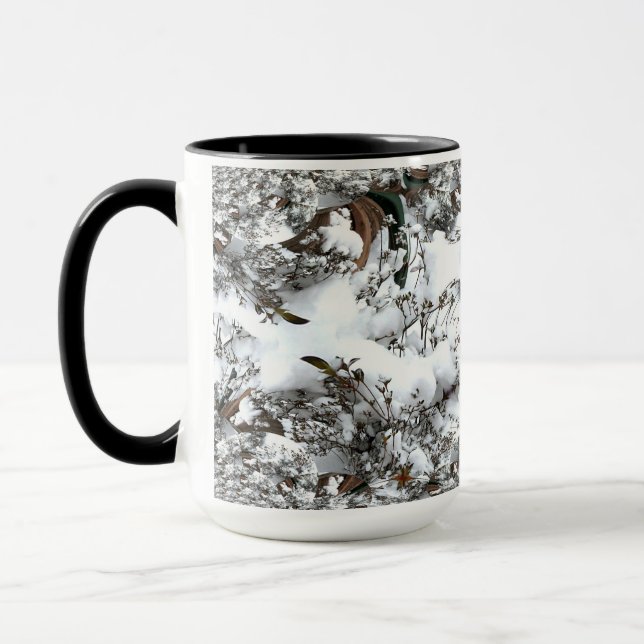 Caneca Abstrato de neve (Esquerda)