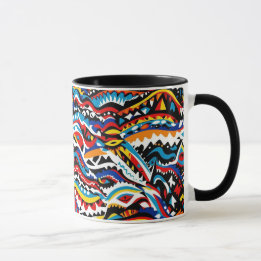 Caneca Abstrato geométrico design 36 - Coffee Mug