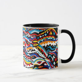 Caneca Abstrato geométrico design 36 - Coffee Mug