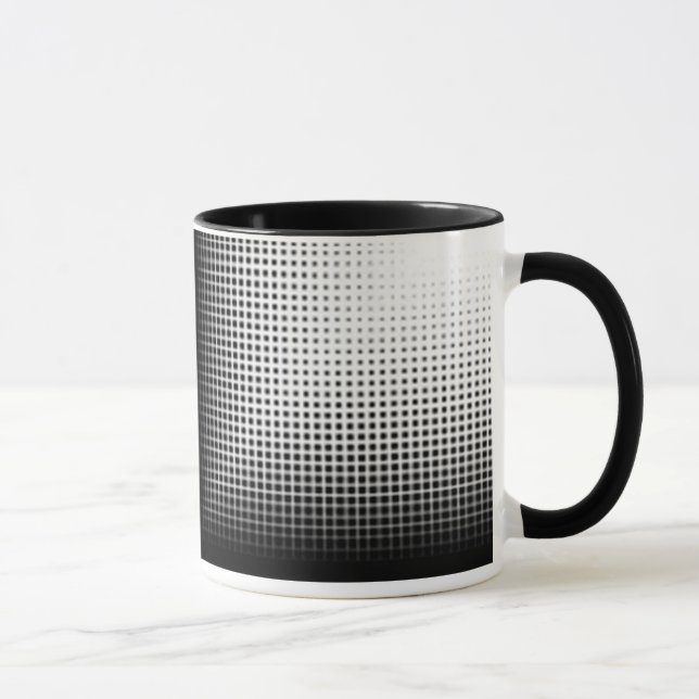 Caneca Abstrato Halftone Mug (Direita)